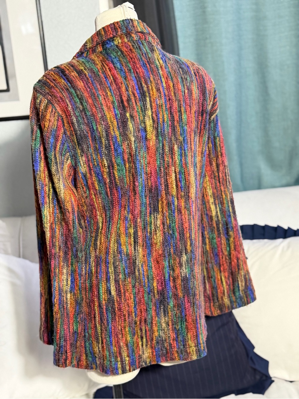 Habitat Multicolor Striped Button-Front Jacket - Picture 6 of 8